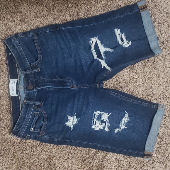 2 Abercrombie Kids Denim Shorts - Picture 6 of 9